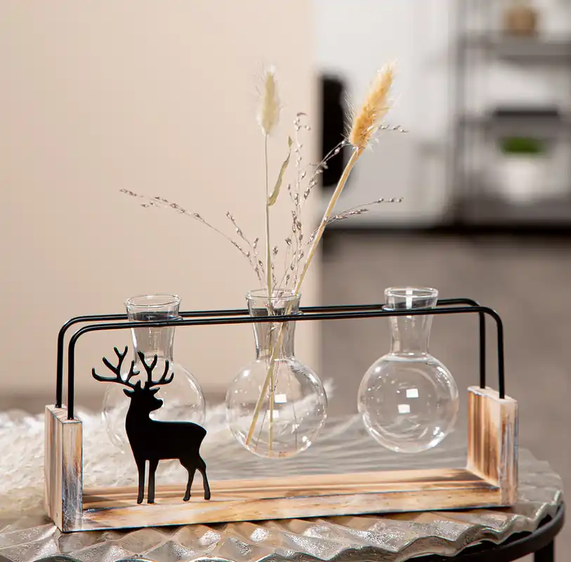 Top-Angebot LivingActive Vase Black Deer