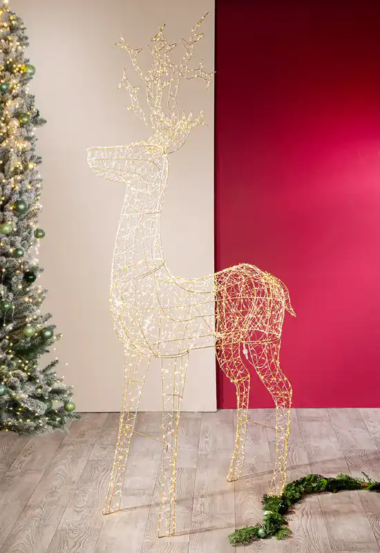 LivingActive Deko-Objekt LED Hirsch Cendra Preisknaller