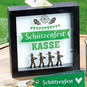 Kracherpreis Gilde Spardose Schützenfest Glas