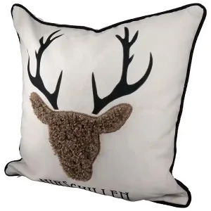 Begrenztes Angebot Gilde Kissen Hirschillen Polyester