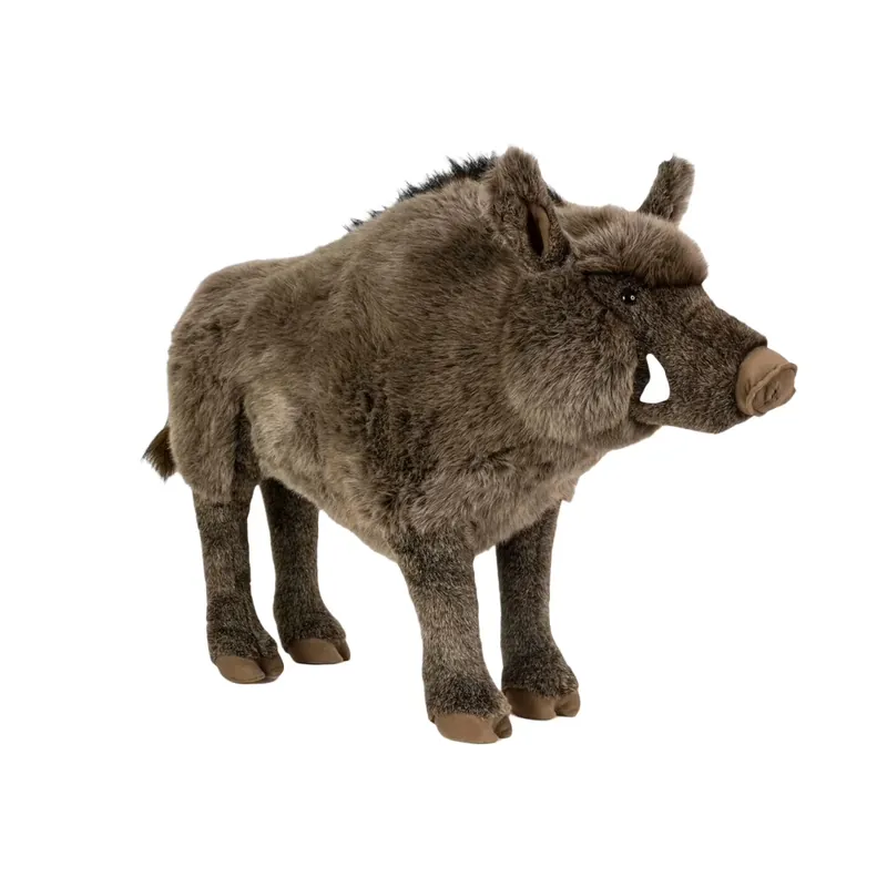 Neu LivingActive Riesiges Wildschwein Plüschtier 82 cm – Stehendes Kuscheltier
