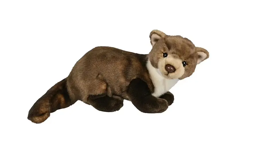 Highlight LivingActive Plüsch-Marder 28 cm – Naturgetreues Waldtier-Kuscheltier