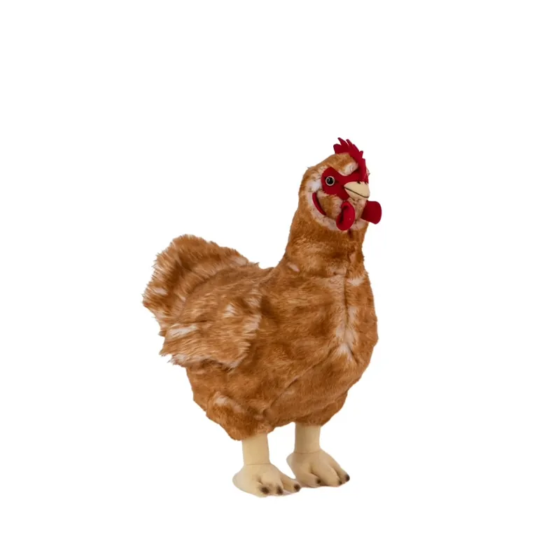 Neue Kollektion LivingActive Huhn Kuscheltier 33 cm – Weiches Bauernhof-Plüschtier