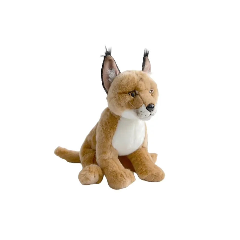 LivingActive Karakal Plüschtier 27 cm – Exotisches Wildkatzen-Kuscheltier Top-Seller