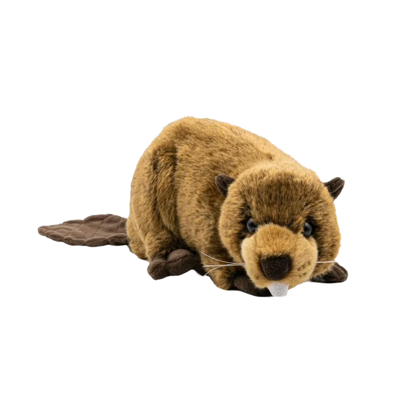 LivingActive Biber Plüschtier 25 cm – Kuscheltier mit flauschigem Körper Billig