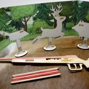 Neue Kollektion Strasser RS Junior 3-Schuss Gummiring Holzgewehr