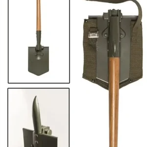 Billig MIL-TEC BW Klappspaten mit Tasche