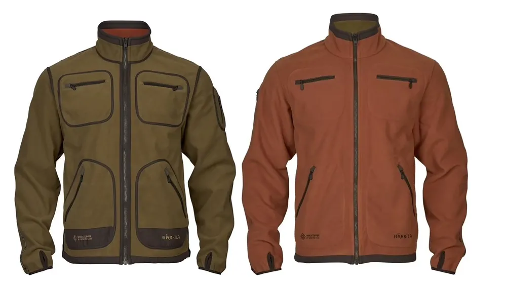 Härkila Kamko Fleecejacke Dark olive/Arabian spice Schnäppchen