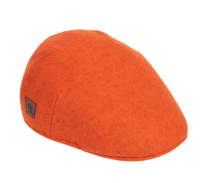Rascher Kappe Signal-Loden in Orange-Melange Saisonangebot