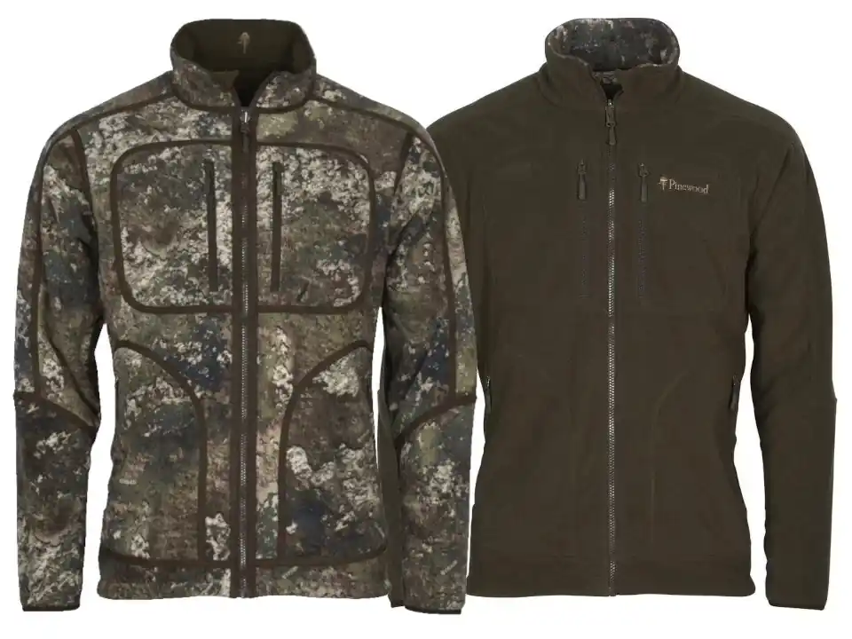 Pinewood Furudal Reversible Camou Fleece Jacke Preisreduziert