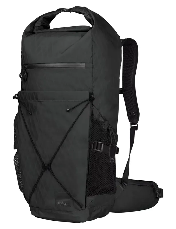 Jack Wolfskin Wandermood Rolltop 30 Rucksack 30 L granite black Schneller Versand