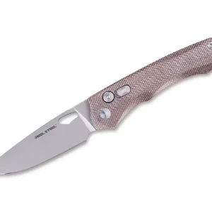 Echt Real Steel Griffin Pro Micarta Natural Stonewash Taschenmesser