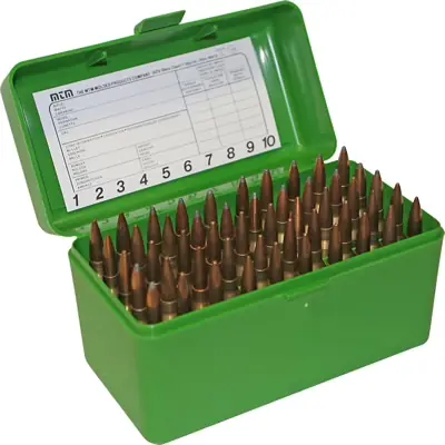 MTM 50 RD. Patronenbox Top-Angebot