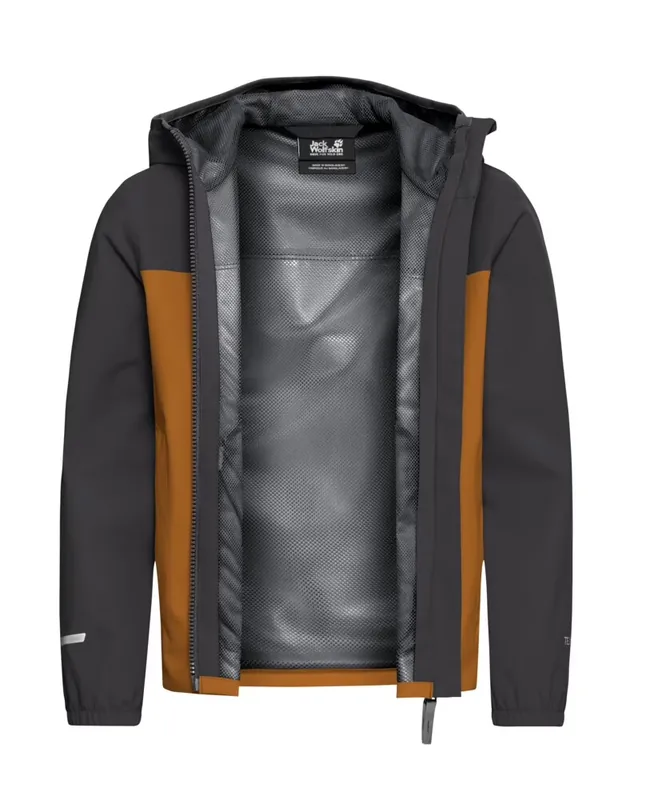 Letzte Chance Jack Wolfskin ADVENTURETRIBE 2L JKT Regenjacke Kinder