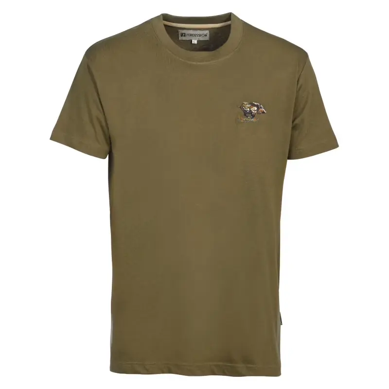 Percussion besticktes Jagd-T-Shirt Sonderaktion