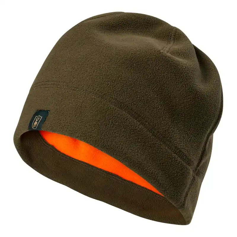 Deerhunter Fleece Wendebeanie Tarmac Green / Safety Orange Markenware