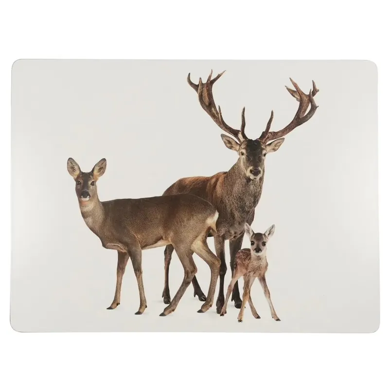 LivingActive Tischset Rotwild Familie 30x40 cm - 4 Stk. Sonderangebot