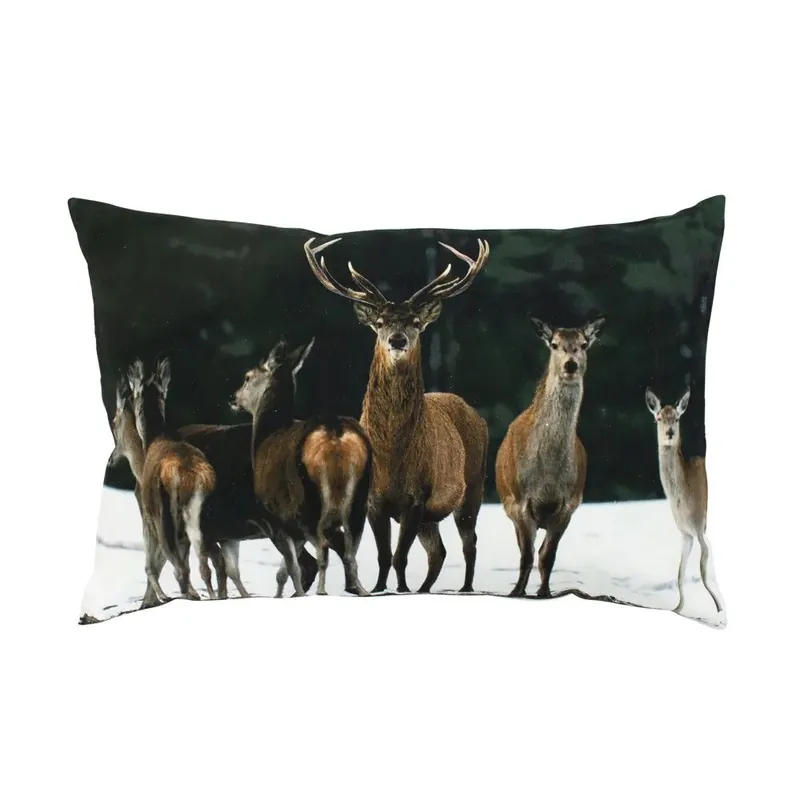 Kracherpreis LivingActive Kissen Hirsch Herde