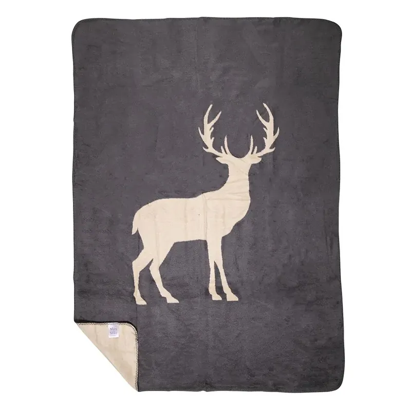 LivingActive Decke stehender Hirsch Expressversand