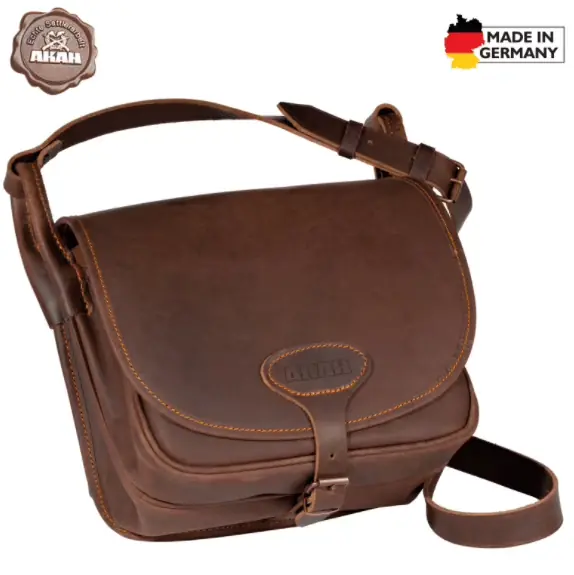 Preisreduziert AKAH Förstertasche aus Pull-up Leder