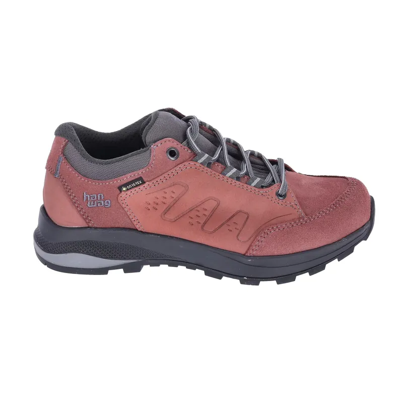Neuheit Hanwag Torsby Low SF Extra Lady GTX Schuh Rose Asphalt