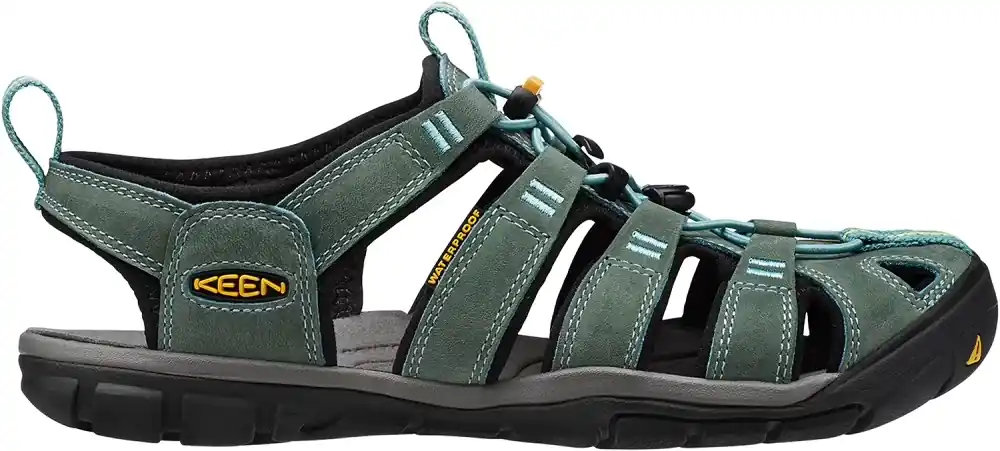 Billig KEEN Clearwater CNX Leather W Damen Sandalen