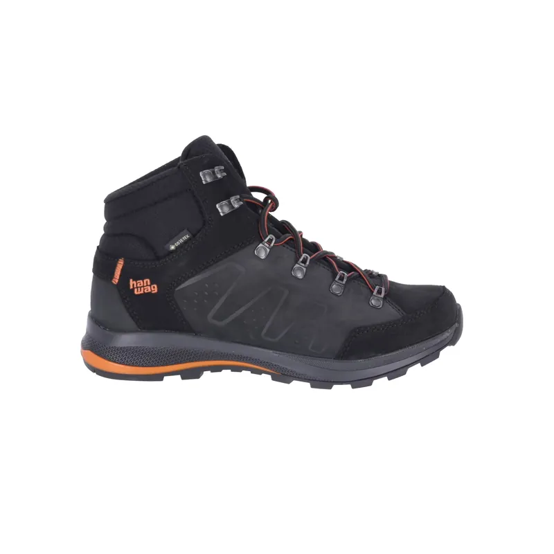 Hanwag Torsby GTX Wanderschuh schwarz orange Echt