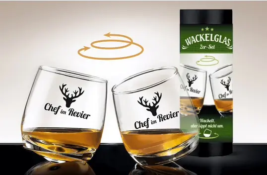 Gilde Wackelglas Chef 2er-Set Saisonangebot