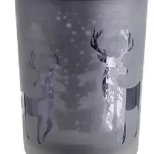 Gilde Glas Windlicht Hirsch Wald Mittel Angebot