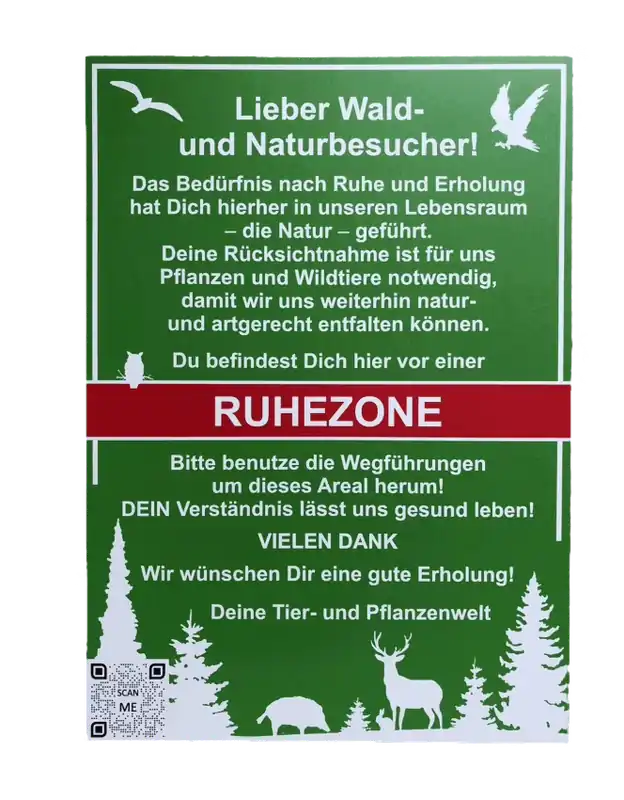 Nur Für Kurze Zeit LivingActive Ruhezone Schild