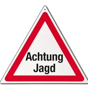 AKAH Warndreieck "Achtung Jagd" Expressversand