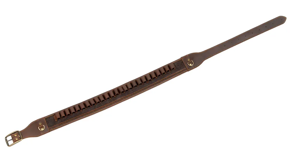 Preiswert AKAH Patronengürtel Büffel-Leder mit Loden