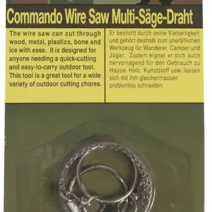 MIL-TEC Drahtsäge mit Ringen Nur Für Kurze Zeit