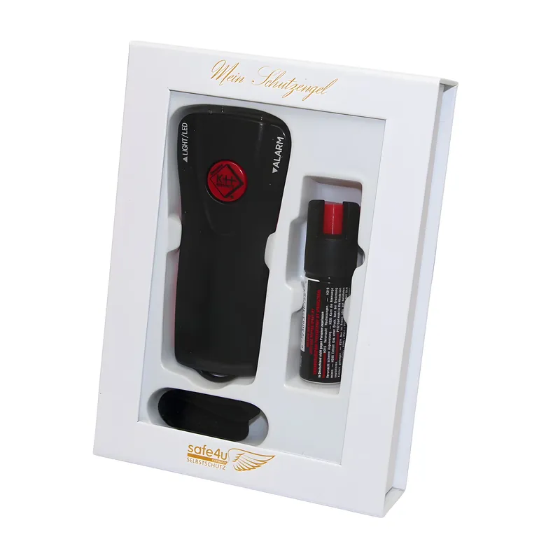 Aktuell Alarm-Taschenlampe + Pfefferspray Jet Protect