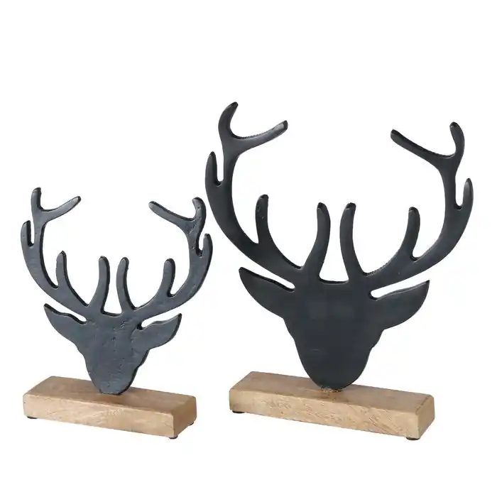 LivingActive Manto Dekoaufsteller Hirsch 2 tlg. Set Sofort Bestellen