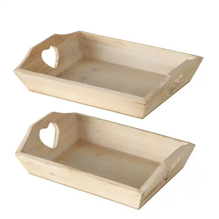 LivingActive Herz Tablett 2 tlg. Set Markenware