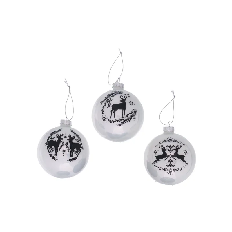 Knallerangebot LivingActive Adena Weihnachtskugel 3er Set