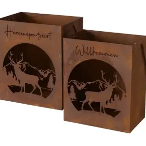 Angebot LivingActive Forestis Windlicht 2 tlg. Set
