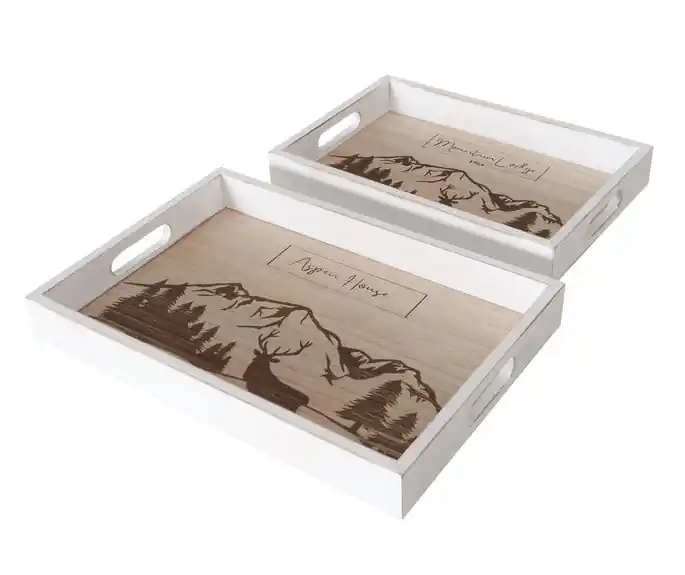 Online Kaufen LivingActive Forestis Tablett 2 tlg. Set