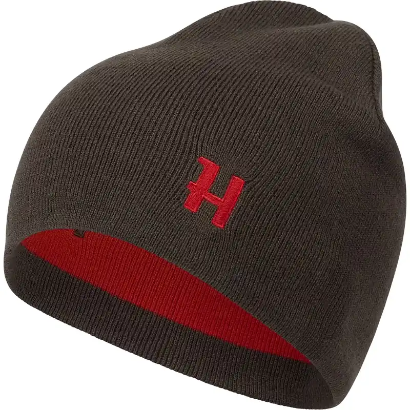Härkila Aspire Reversible Beanie Shadow brown/Red Top-Angebot