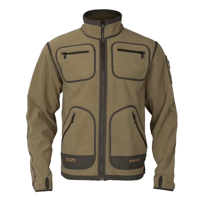 Härkila Kamko Fleecejacke Dark antique bronze/Willow green Ausverkauf