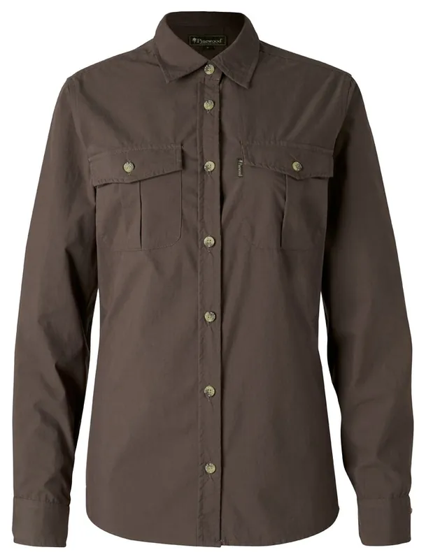Echt Pinewood InsectSafe Poplin Bluse L/S Damen