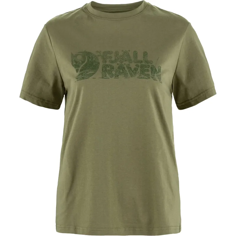 Fjällräven Lush Logo T-Shirt Damen Geprüft