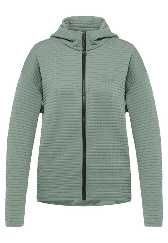 Jack Wolfskin MOGARI HOODED FZ W Fleecejacke Damen Neue Kollektion