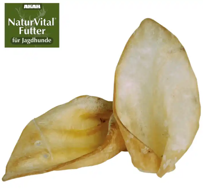 AKAH Natur Vital Getrocknete Rinderohren Schnäppchen