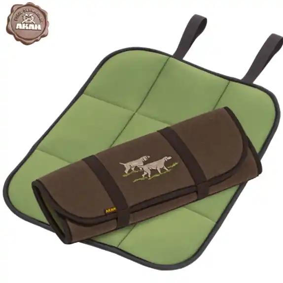 AKAH Faltbares Sitzkissen mit Jagdhund-Stickerei Saisonangebot