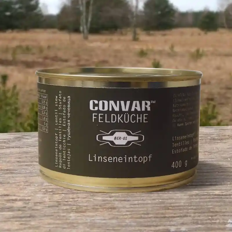 Expressversand CONVAR Feldküche Linseneintopf (400 g)