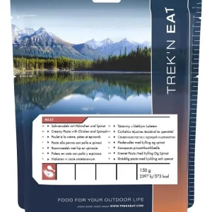 TREK‘N EAT Sahnenudeln mit Hühnchen und Spinat 150 g Preis Gesenkt