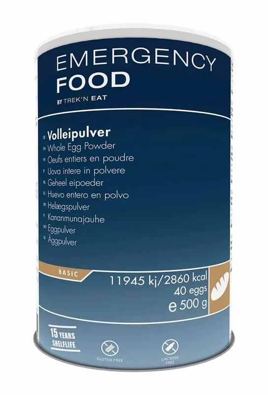 TREK‘N EAT EMERGENCY FOOD Volleipulver 500 g Beliebt