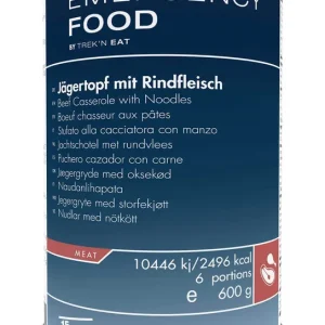Schneller Versand TREK‘N EAT EMERGENCY FOOD Jägertopf mit Rindfleisch und Nudeln - 600 g